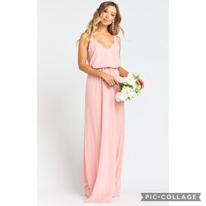 Show Me Your Mumu pink  Kendall chiffon maxi dress